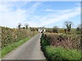 Farm lane leading to the former Drumcaw Orange Hall