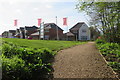 Path leading to new houses