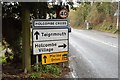 Sign at Holcombe Cross