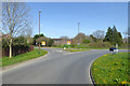 Bewbush Drive turn off roundabout on Horsham Road