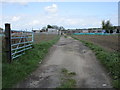 Entrance to allotments, Chapel Lane