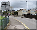 Directions sign facing St David