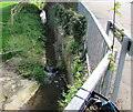 Very small waterfall in a small stream, Stonehouse