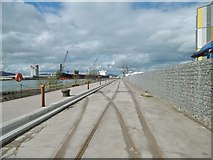 J3575 : Belfast, disused railway tracks by Mike Faherty