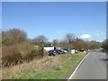 Workshop by A3079 south of Dunsland Cross