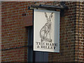 The Hare and Billet, Blackheath - sign