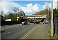 Railway bridge over the A739