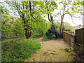 Path south down edge of Redhill Common