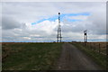 SD8028 : Mast on Hameldon Hill by Chris Heaton