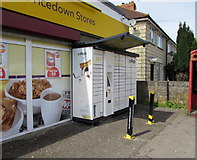 ST2489 : InPost terminal outside Pricedown Stores, Meadow Crescent, Pontymister by Jaggery
