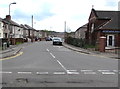 East along Springfield Road, Pontymister