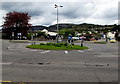 Grass roundabout in the B4591, Pontymister