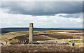 NY9546 : Chimney at Sikehead Mine by Trevor Littlewood