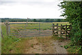 Gates by site of Old Garston