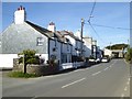 Slate-hung cottages in Bossiney