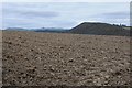 View across a ploughed field