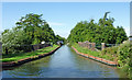 Oxford Canal aqueduct near Newbold on Avon, Warwickshire