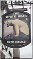 The White Bear inn sign