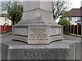 Droylsden War Memorial (detail)
