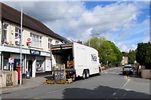 ST2688 : Nisa lorry outside McColl's convenience store, Rogerstone by Jaggery