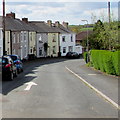 White arrow on Bethesda Place, Rogerstone