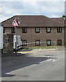 Warning sign - two-way traffic, Bethesda Place, Rogerstone