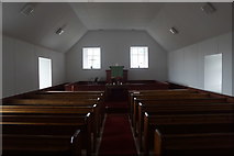 HT9637 : Inside the Foula chapel by Mike Pennington