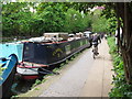 "Clarissa II", narrowboat by towpath near Islington tunnel