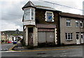 ST1499 : Derelict former shop on a Bargoed corner by Jaggery