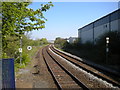 Railway north from Sutton Parkway station