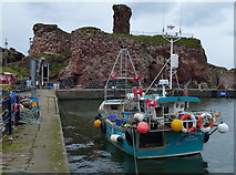 NT6779 : Fishing boat in Victoria Harbour, Dunbar by Mat Fascione