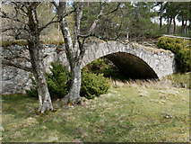 NH8422 : The General Wade bridge at Insharn by Julian Paren