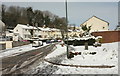 Queensway, Chelston, in the snow