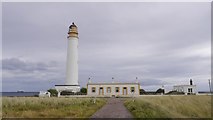 NT7277 : Barns Ness Lighthouse by Richard Webb
