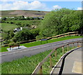 Bench with a view, Kennard Court, Blaenavon