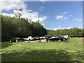 Car park at the north end of Lyme Valley Park