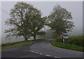 Lane junction on the B4520