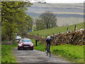 SD9772 : Tour de Yorkshire - leader of the pack by Stephen Craven