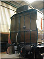 Didcot Railway Centre: end of Dean clerestory coach