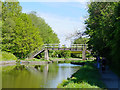 Footbridge over the Leeds - Liverpool Canal at Pennington