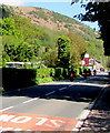 Bikers on the A479 in Cwmdu, Powys