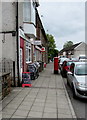 Pavement towards Fleur-de-lis Post Office