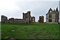 SJ5623 : Moreton Corbet castle remains by Michael Garlick
