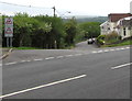 Junction of the A4049 and Gellihaf Road, Fleur-de-lis