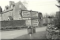 Signpost, The Gibb, nr Castle Combe, Wiltshire 2013