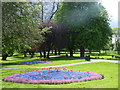 Flower beds in Gordon Gardens at Riverside Leisure Area