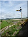 SD1985 : SRPS Cumbrian Coast Railtour 2018 : Signal Post Before Duddon Viaduct by Richard West