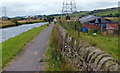 Towpath along the Leeds and Liverpool Canal