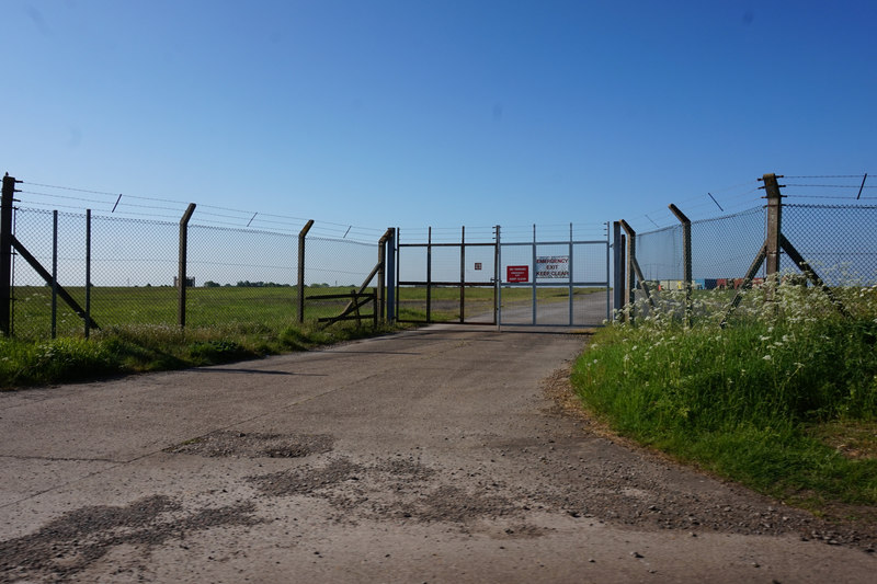 Emergency Exit #5 RAF Scampton © Ian S :: Geograph Britain and Ireland