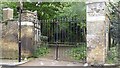 TQ2887 : The closed entrance to Highgate West Cemetery by Marathon